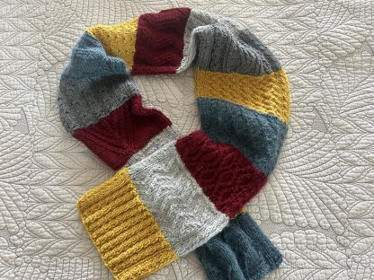 Autumn Cable Scarf