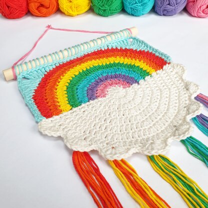 Rainbow Rounds Wall Hanging