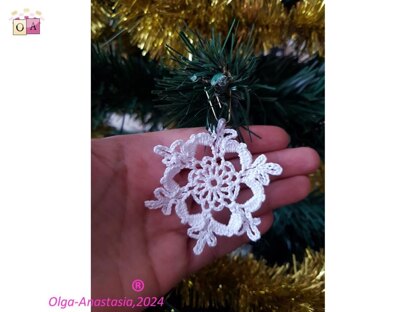 Crochet snowflake 95