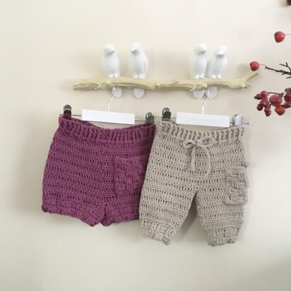 Harmony Basketweave Pants & Shorts for Boys Girls N 631