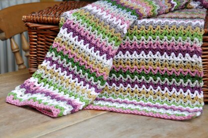 Yarn Stash Series - V Stitch Blanket