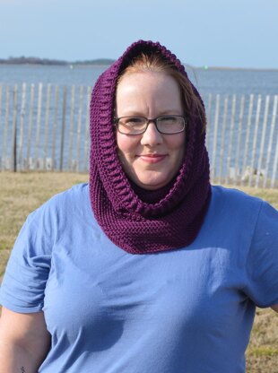 Knotty Hooded Cowl