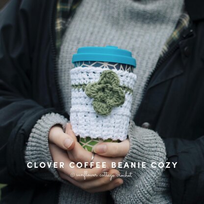 Clover Coffee Beanie Cozy