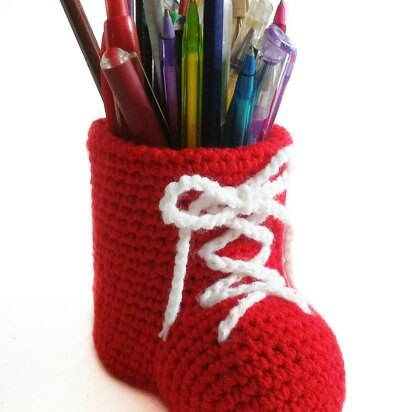 Crochet pattern for pen holder