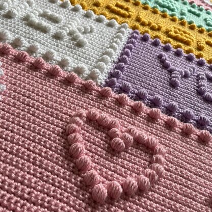 If Mothers were Flowers Motifs Crochet Blanket