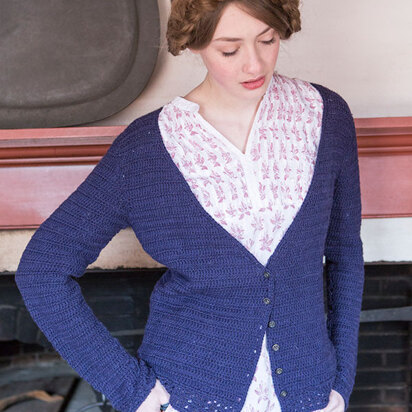 Mayflower Cardigan in Berroco Cosma