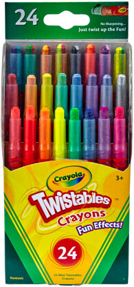 Crayola Twistables Fun Effects! Crayons - 24/Pkg