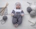Zigzag Dolls Bodysuit and Hat Knitting Pattern P31 | Elizabeth Primrose Patterns