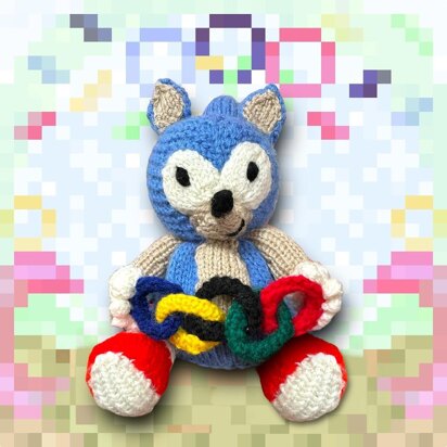 Olympic Sonic the Hedgehog choc cover / toy