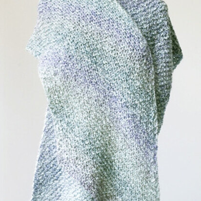 V Shawl in Lion Brand Homespun - 80442AD