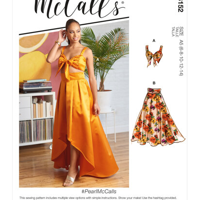 McCall's Misses' Top & Skirts M8152 - Sewing Pattern