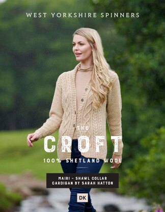 Mairi Shawl Collar Cardigan in West Yorkshire Spinners The Croft DK - DBP0048 - Downloadable PDF