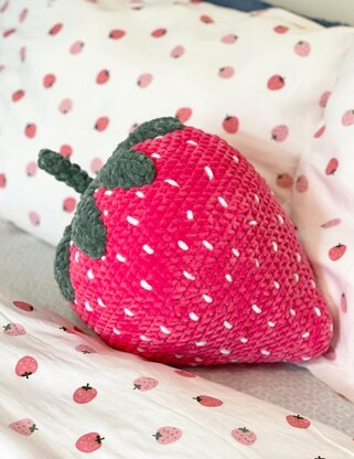 Giant Strawberry Pillow