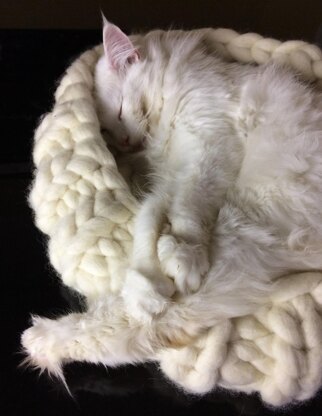 Giant Wool Kitty Bed