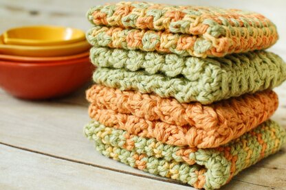Set of 4 Crochet Dishcloths