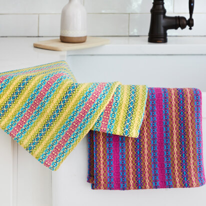 Valley Yarns #206 Twill Party Towels PDF