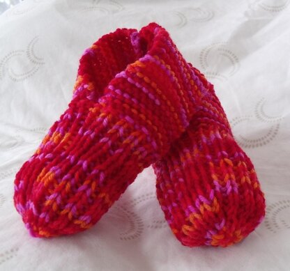 How to Knit Child Slippers