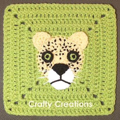 Leopard Granny Square