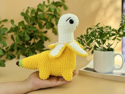 NO SEW Cute BANANASAURUS