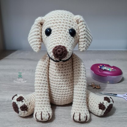 Lenny the Labrador - US Terminology - Amigurumi