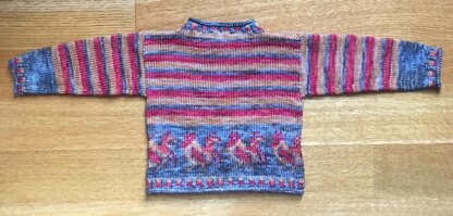 Galletto Year of the Rooster Child's Pullover