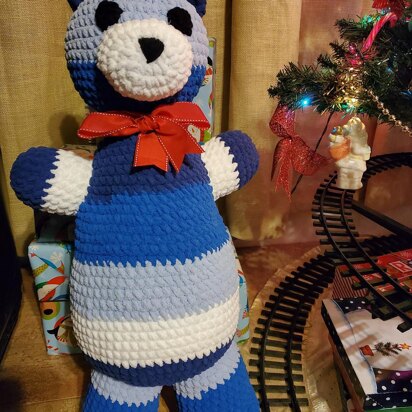 Blanket Yarn Teddy Bear