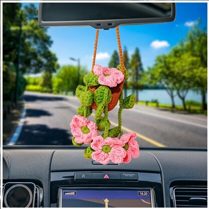 Dogwood Basket Car Hanging