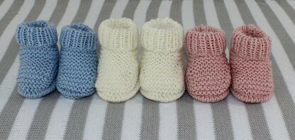 New Baby 4Ply Everyday Booties