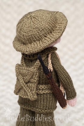 Knitted WWII Soldier