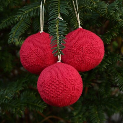 Nine Christmas Baubles