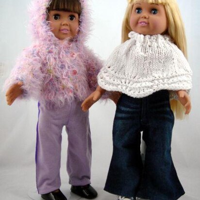 Terrific Toppers, Knitting Patterns fit American Girl and other 18-Inch Dolls