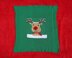 Snowy Rudolph Cot/Pram Blanket (no 130)