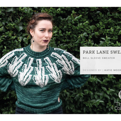 "Park Lane Sweater by Katie Moore" - Sweater Knitting Pattern For Women in The Yarn Collective