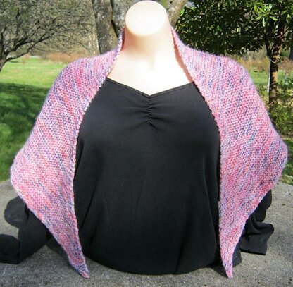 Super Simple Garter Stitch Shawl