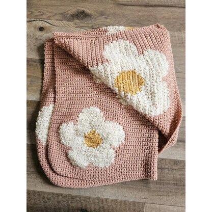 The Strawberry Flowers Throw