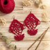 Crochet fish earrings Pdf + Video Tutorial