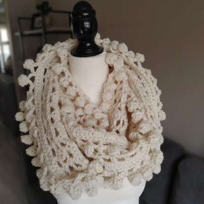 Boho & Bobbles Infinity Scarf