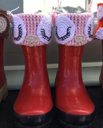 Animal welly boot topper