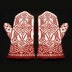The Spear Maiden's Heart Mittens