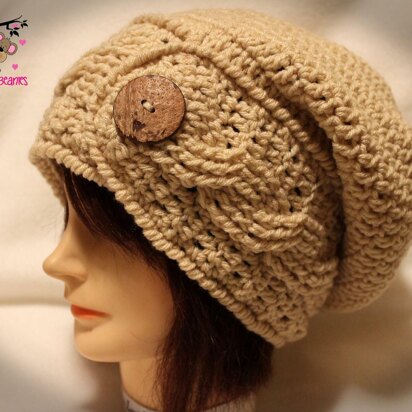 Cable Slouch or Ear Warmer