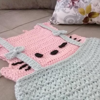 Cute HELLO KITTY Baby Dress by SweetSamDesign LoveCrochet