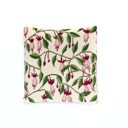 Cleopatras Needle Fuchsia Herb Pillow Tapestry Kit - 10 x 10in/ 25 x 25cm