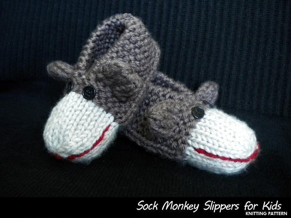 Kids monkey hot sale slippers