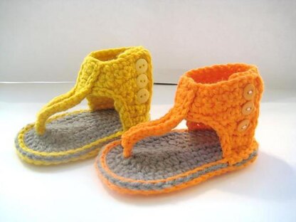 Gladiator Sandal Booties for Baby