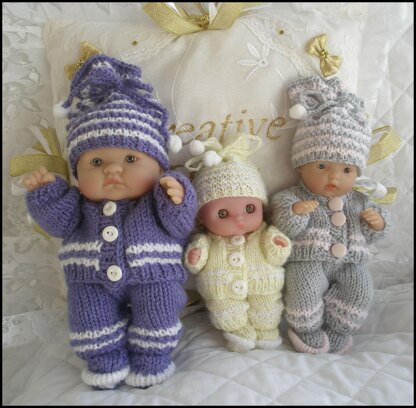 5-8” Berenguer Dolls Knitting pattern