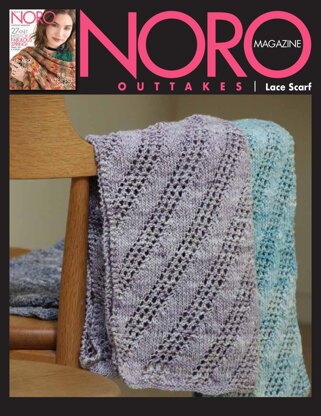 Lace Scarf in Noro Kumo - 14906 - Downloadable PDF