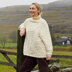 Diamond Patterned Sweater -  Jumper Knitting Pattern for Women in Debbie Bliss British Wool Aran by Debbie Bliss