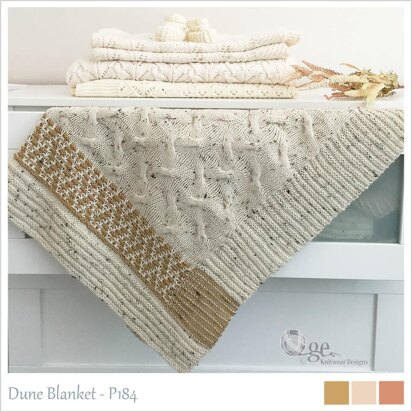 OGE Knitwear Designs P184 Dune Blanket PDF