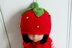 12 inch Doll Strawberry Hat