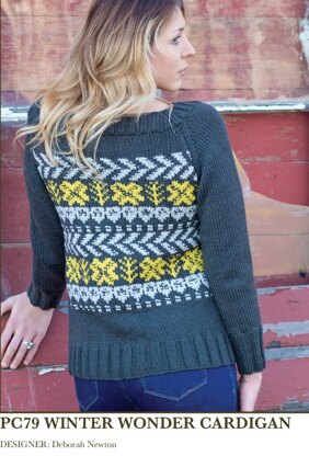 Winter Wonder Cardigan in Imperial Yarn Willamette - PC79 - Downloadable PDF